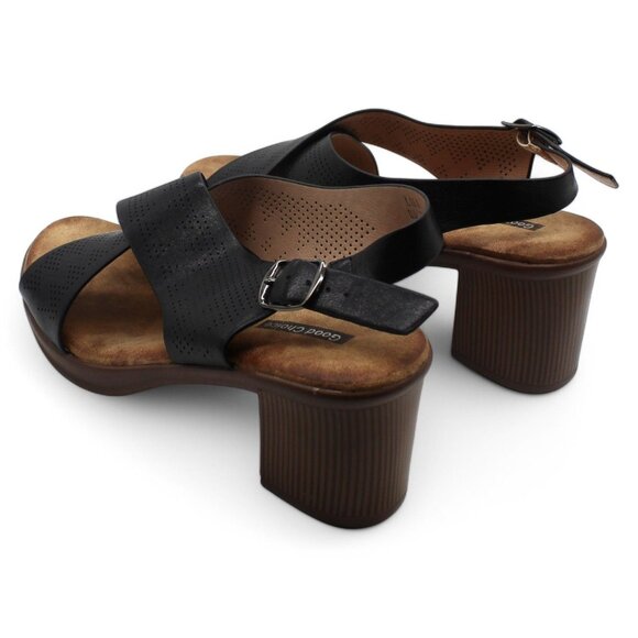 Women S Lala Cross Strap Heeled Sandals - Picture 6 of 7